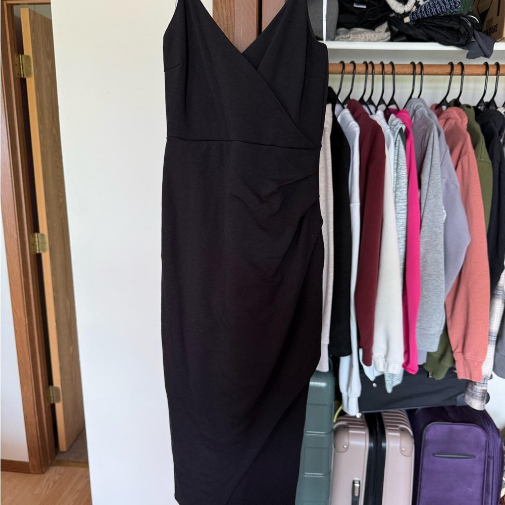 Lulu's Black Sheath Cocktail Dress